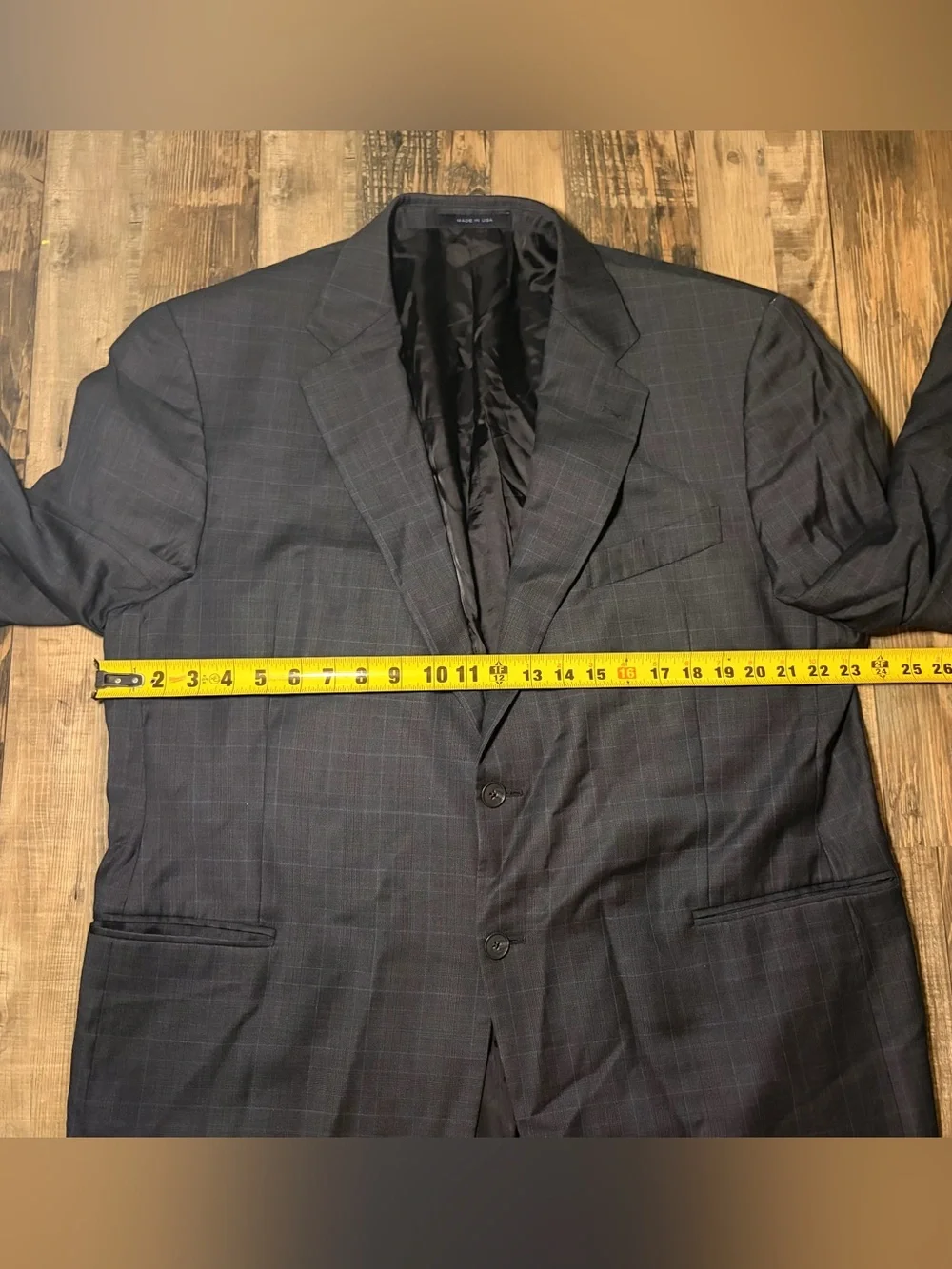 Joseph Abboud 46R Navy Super 130’s Wool Sport Coat Blazer USA Nordstrom